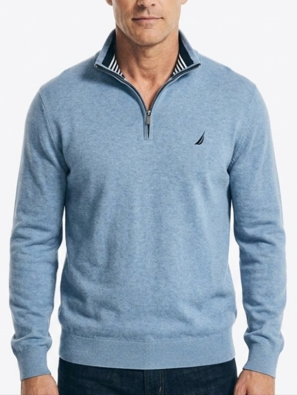 Nautica NAVTECH Blue Long Sleeve Pullover Size XL